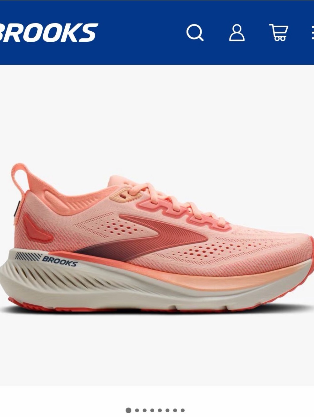 Brooks Glycerin GTS 23s Women’s Coral/Pink Running Shoe